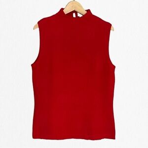 PREMIER COLLECTION VINTAGE Women’s Raspberry Red Sleeveless Sweater JUST…